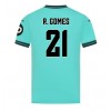 Wolves Rodrigo Gomes #21 Bortedrakt 2025-26 Kortermet